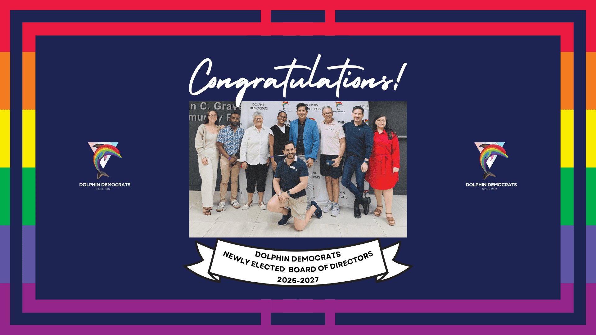 Congratulations to The Newly Elected Board of Directors - Dolphin Democrats