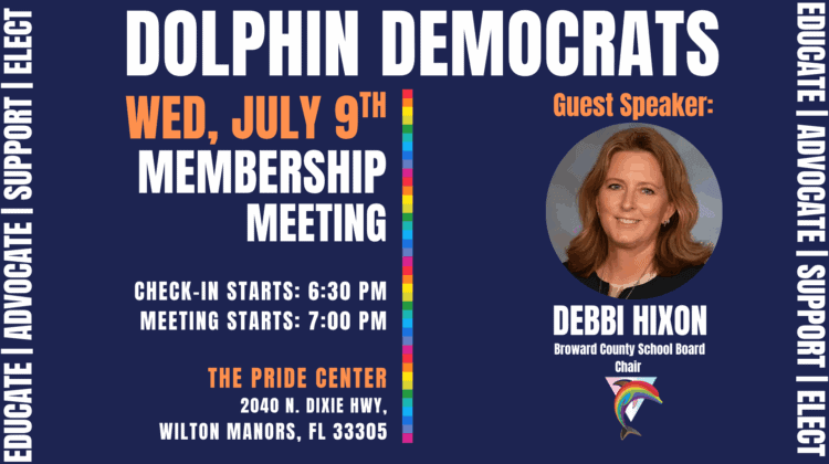 August Membership Mixer - Dolphin Democrats